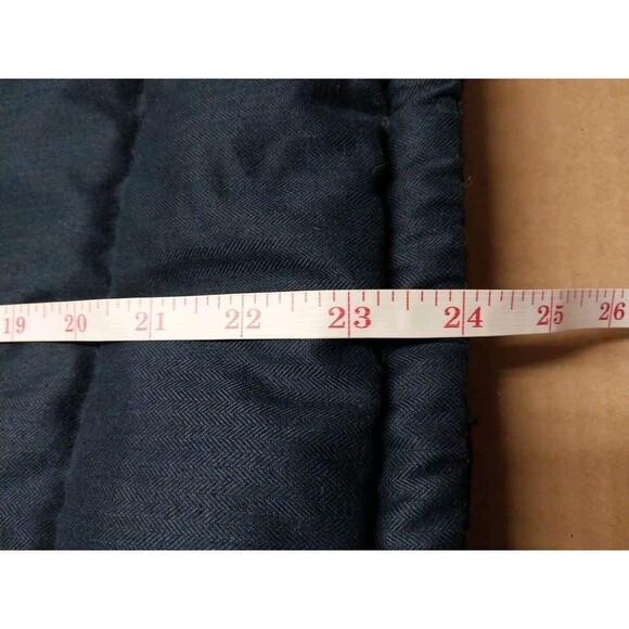 OLD NAVY Mens Medium Puffer Vest Navy Blue Full Zip Quilted Fleece Lined Pockets - Picture 11 of 11